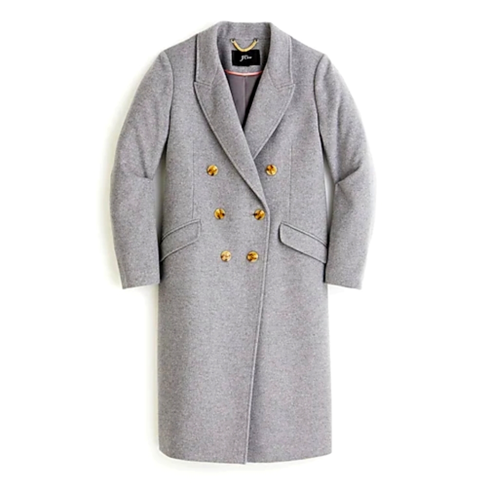 J. Crew 00P Topcoat in wool cashmere - Like New